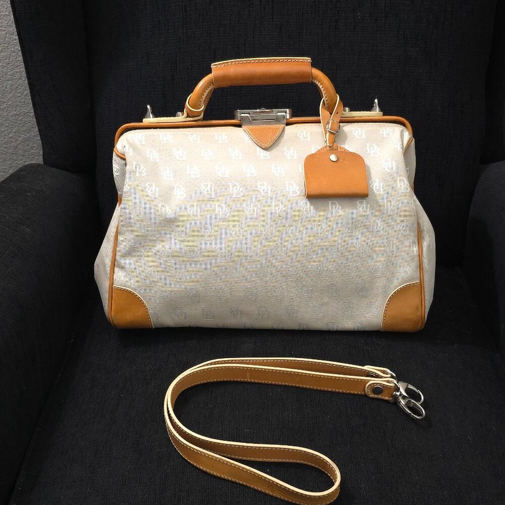 Vintage Dooney & Bourke Signature Doctors Satchel Made in Italy